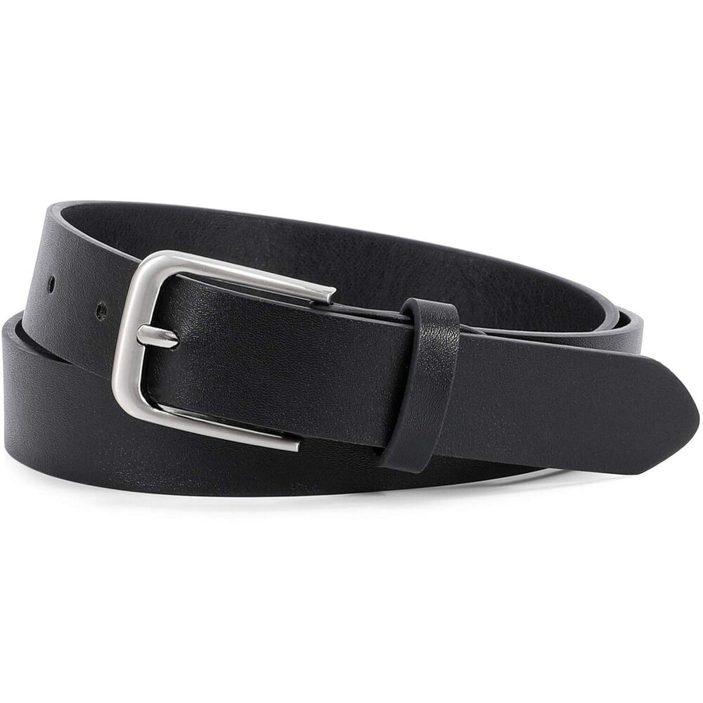 Women Casual Leather Belt for Jeans Pants, Fashion Ladies Waist Dress